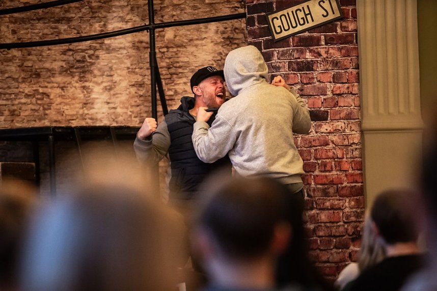 Das "White Horse Theatre" war wieder zu Gast am Humboldt Gymnasium