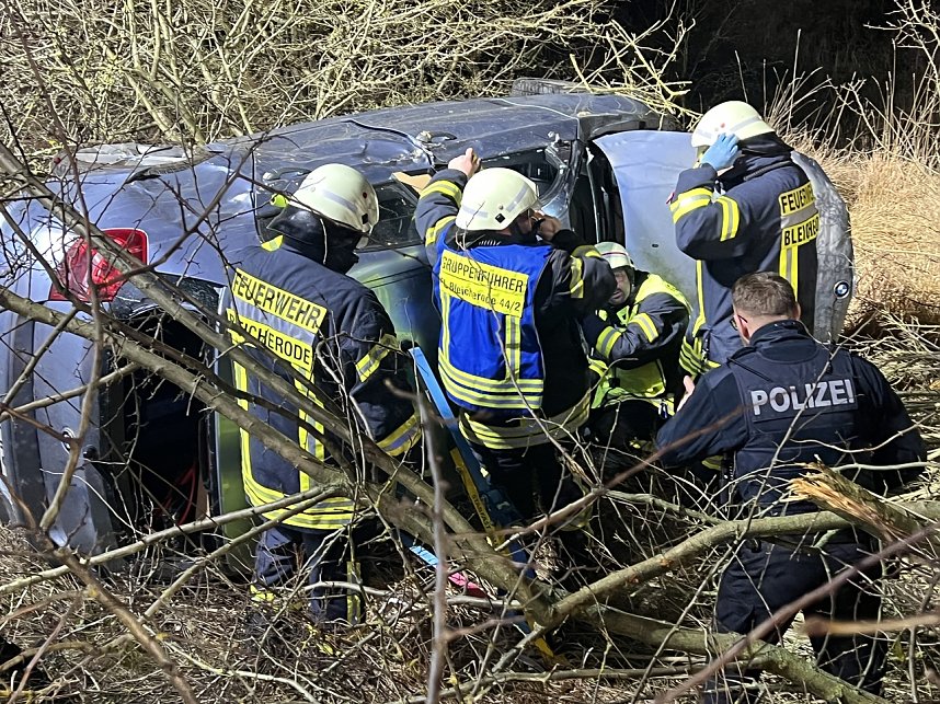Unfall bei Bleicherode