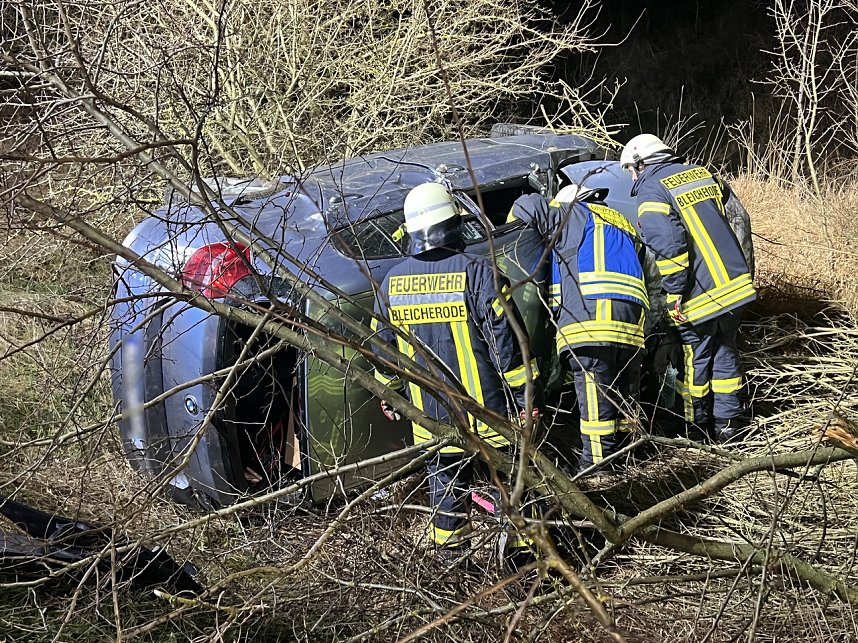 Unfall bei Bleicherode