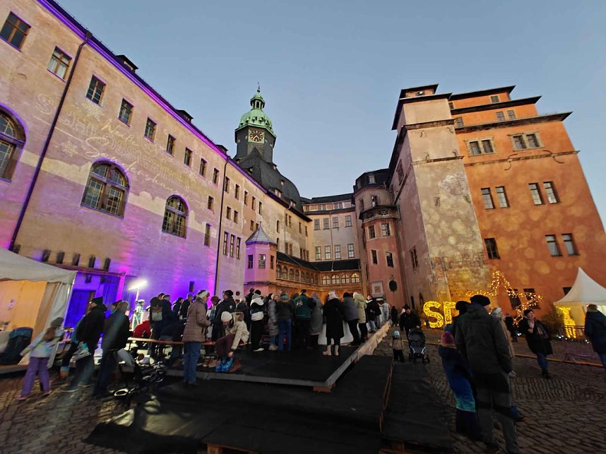 Peter unterwegs auf der Schlossweihnacht in Sondershausen