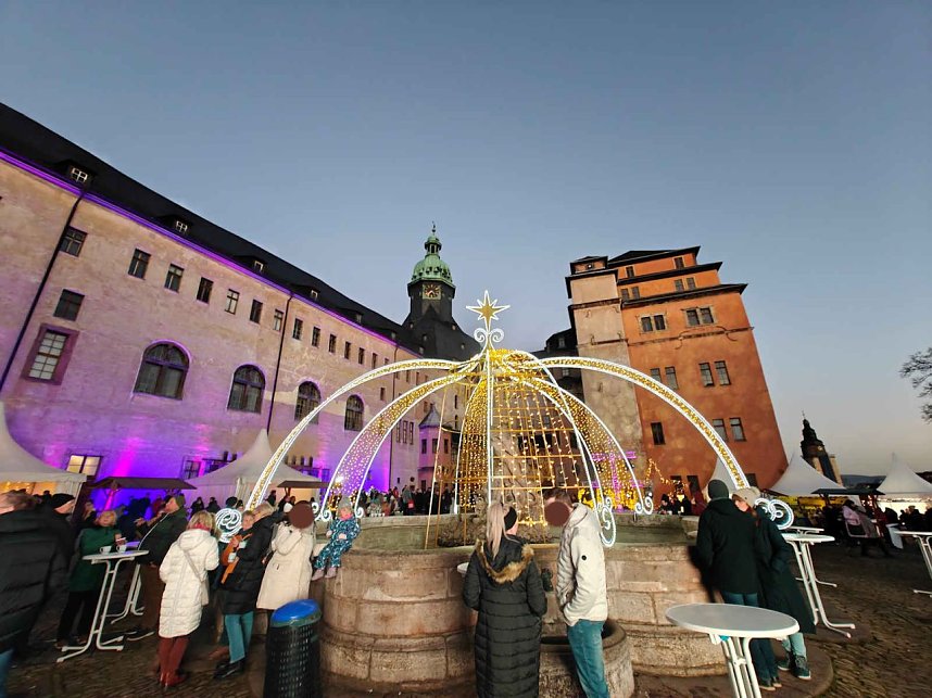 Peter unterwegs auf der Schlossweihnacht in Sondershausen