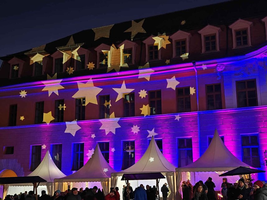 Peter unterwegs auf der Schlossweihnacht in Sondershausen