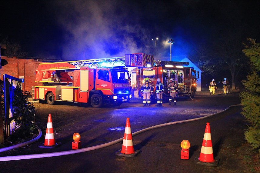 Unterkunft brannte aus