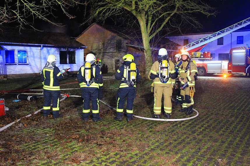 Unterkunft brannte aus