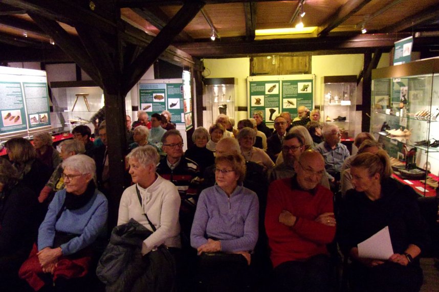 Gut gelaufen - im Tabakspeicher wurde gestern die neue Sonderausstellung zum Thema Schuhe er&ouml;ffnet