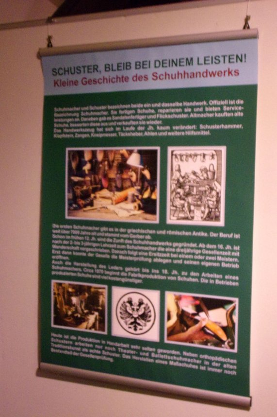 Gut gelaufen - im Tabakspeicher wurde gestern die neue Sonderausstellung zum Thema Schuhe er&ouml;ffnet