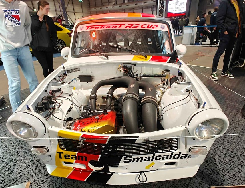 Peter Blei unterwegs auf der Automesse Erfurt