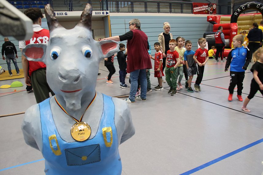 Kindergartensporttag in der Wiedigsburghalle