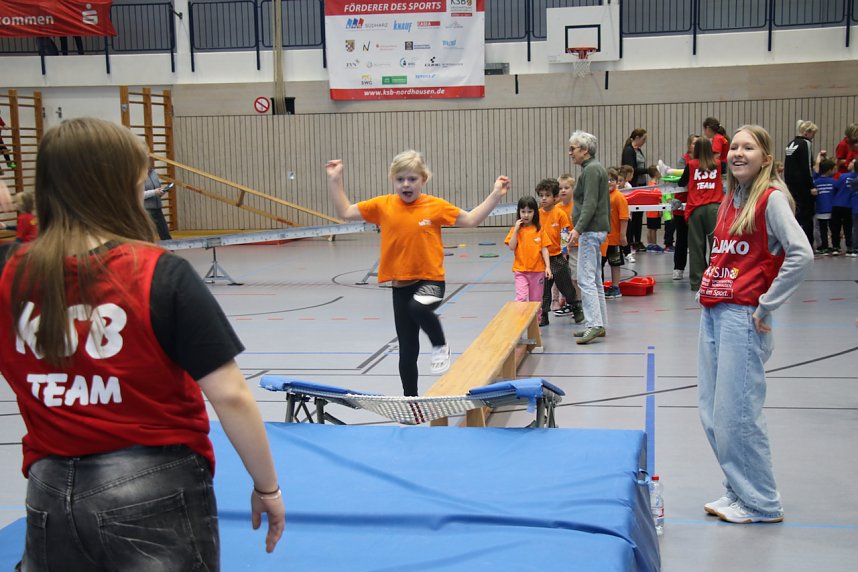 Kindergartensporttag in der Wiedigsburghalle