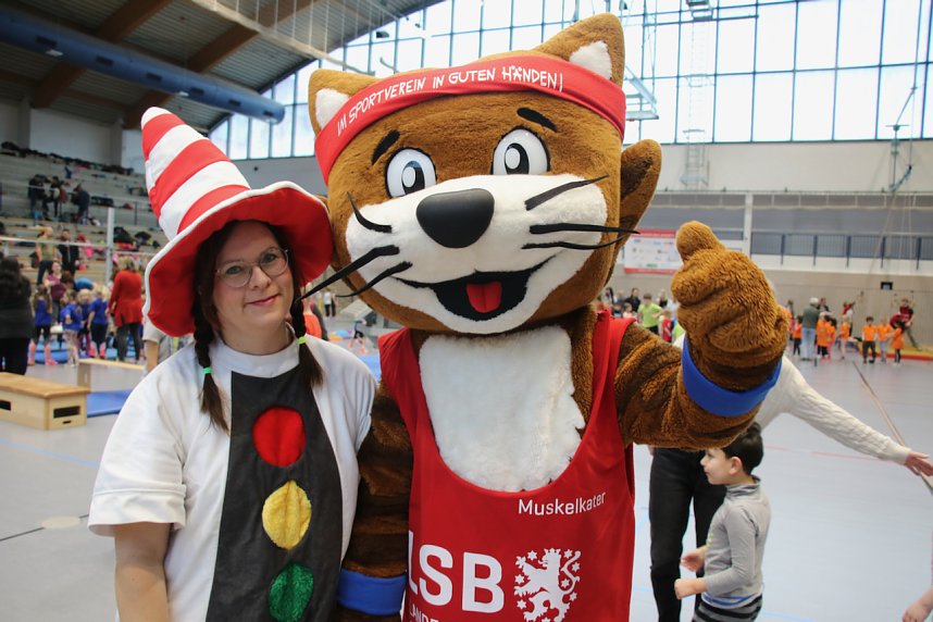 Kindergartensporttag in der Wiedigsburghalle