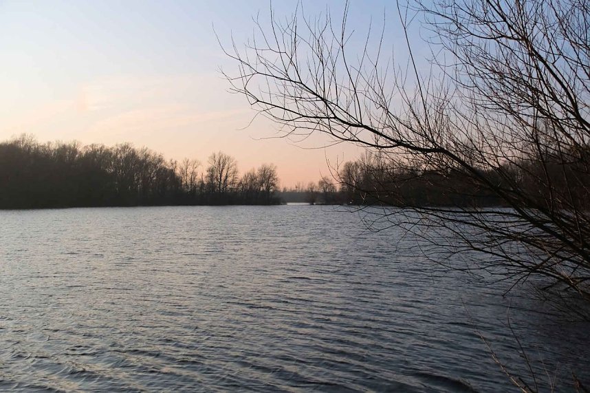 Peter unterwegs am Kiesschacht