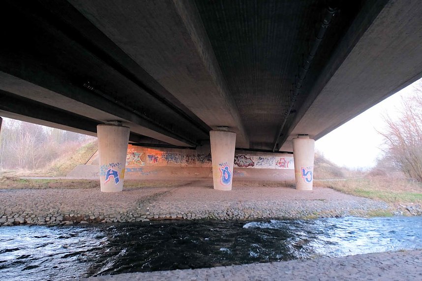 Peter unterwegs am Kiesschacht