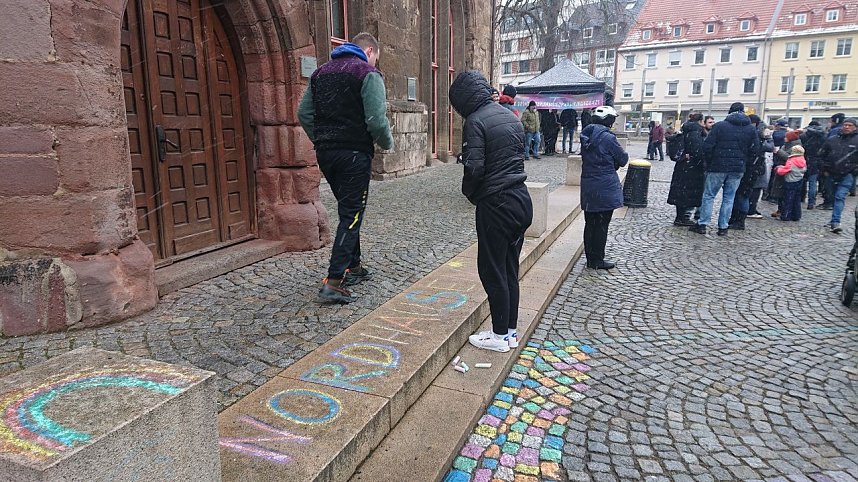 Demokratiefest des B&uuml;ndnisses "Nordhausen Zusammen" auf dem Rathausplatz
