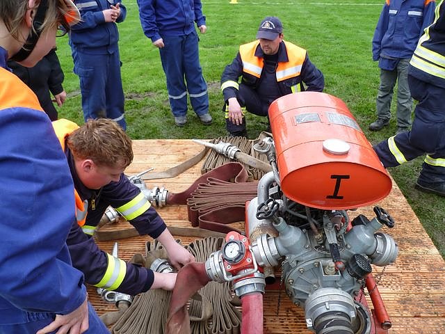 Wasser marsch in Bielen