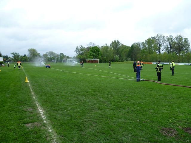 Wasser marsch in Bielen