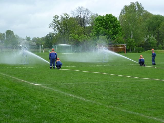 Wasser marsch in Bielen