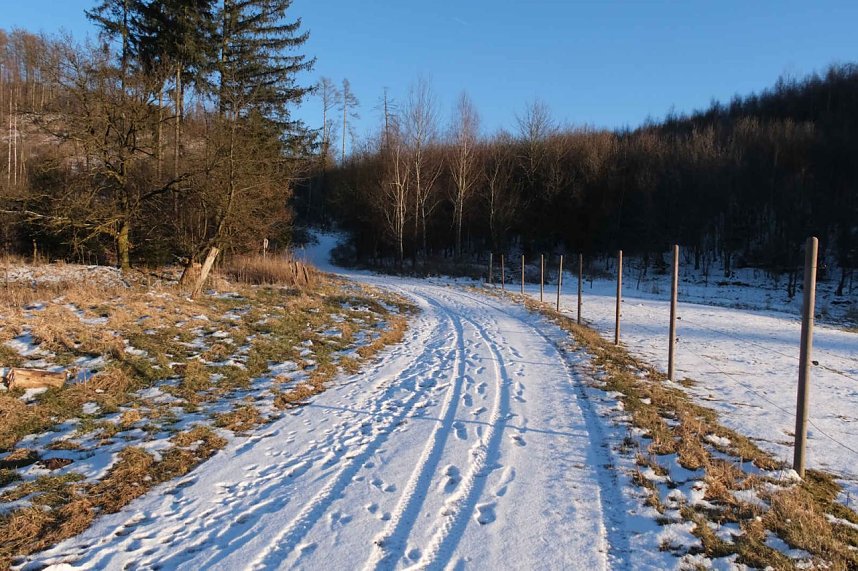 Unterwegs in der kalten Windl&uuml;cke