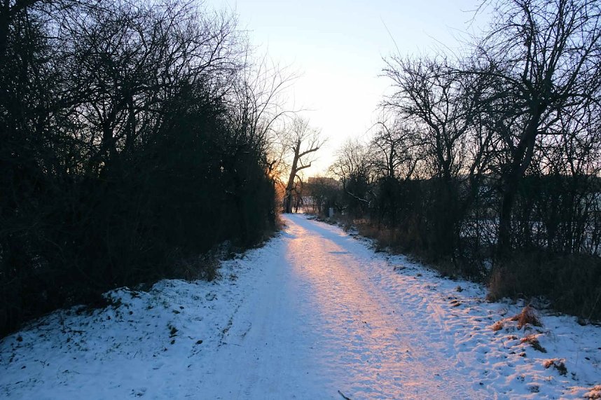 Unterwegs in der kalten Windl&uuml;cke