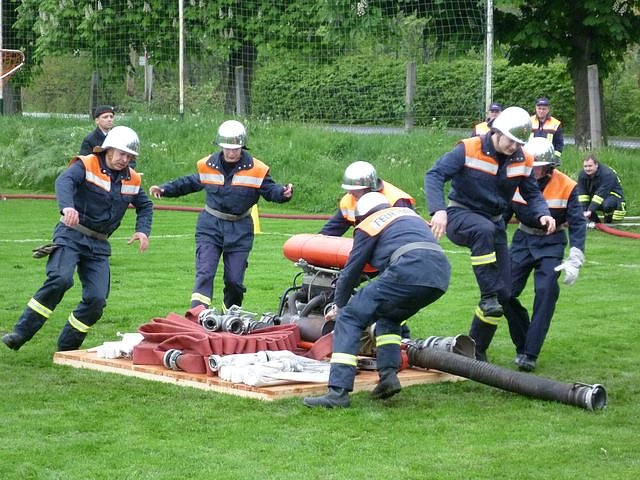 Wasser marsch in Bielen