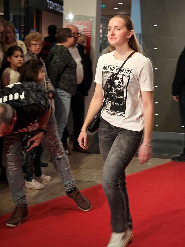 Modenschau in der Marktpassage