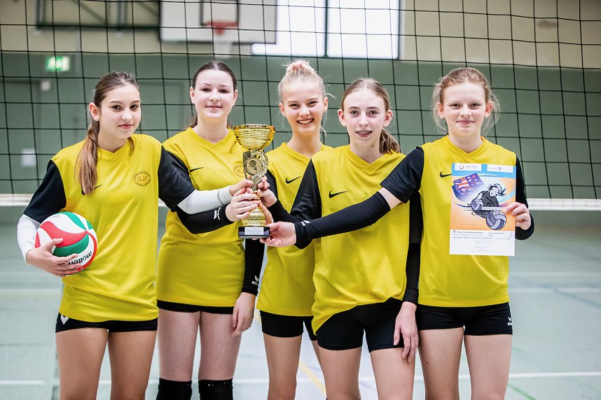 Humboldts Volleyballerinnen triumphierten im Schulamtsfinale