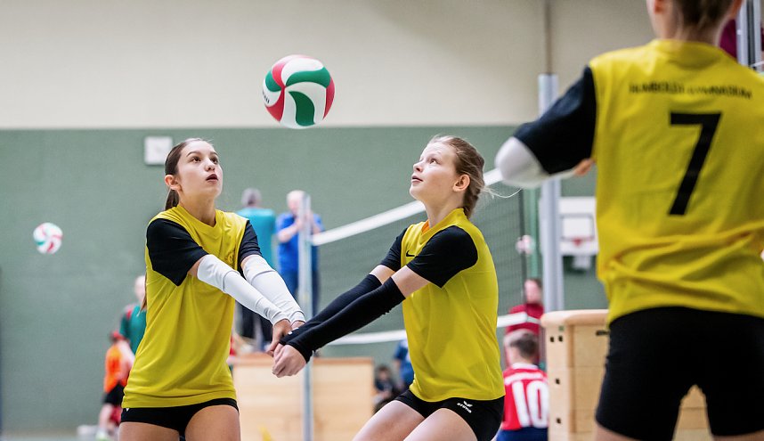 Humboldts Volleyballerinnen triumphierten im Schulamtsfinale