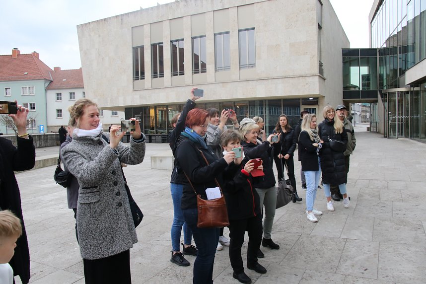 Finale der Adventsaktion der Nordh&auml;user Lions und Rotarier auf dem Nicolaiplatz 
