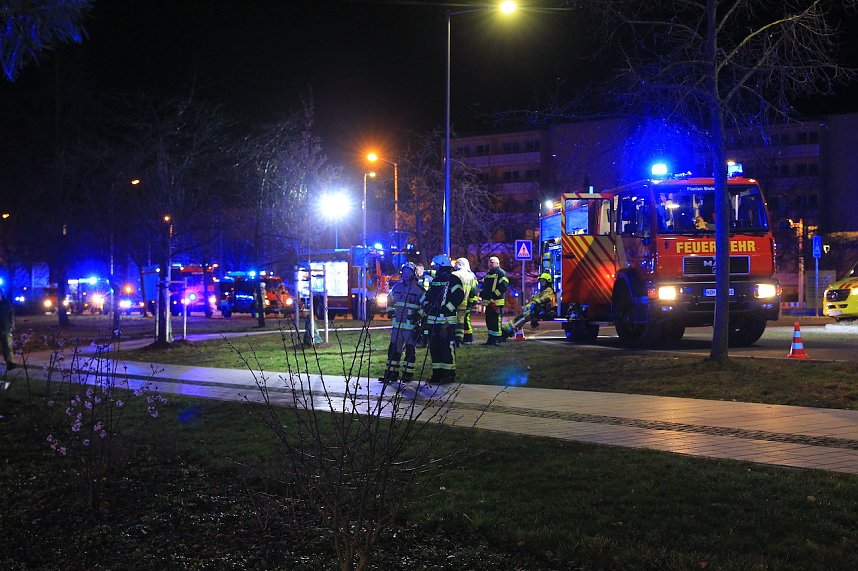 Gro&szlig;einsatz gestern Abend in Nordhausen