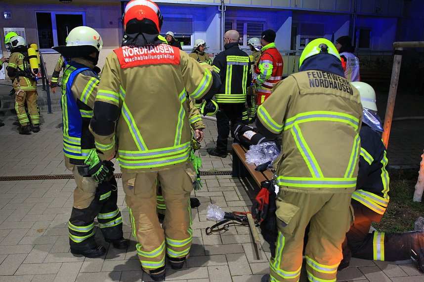 Gro&szlig;einsatz gestern Abend in Nordhausen