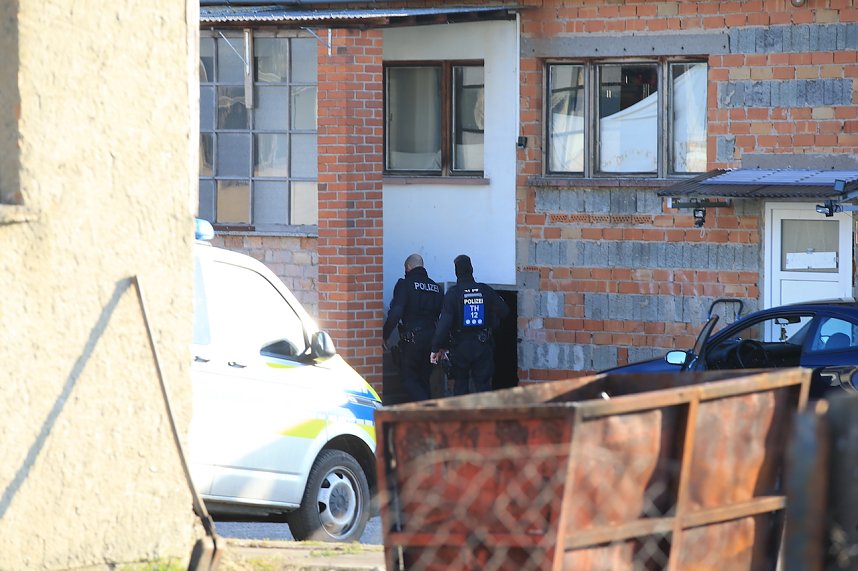 LKA sucht nach Waffen im Kyffh&auml;userkreis 