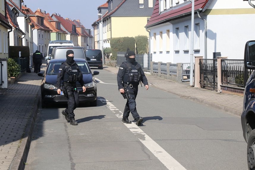 Hausdurchsuchung in der Fichtestra&szlig;e in Nordhausen