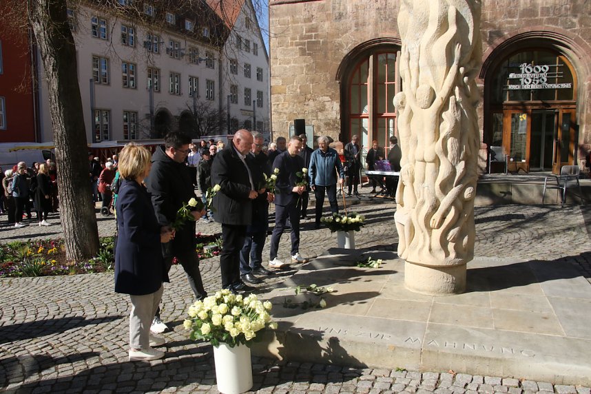 Gedenken zum 80. Jahrestag der Bombardierung Nordhausens