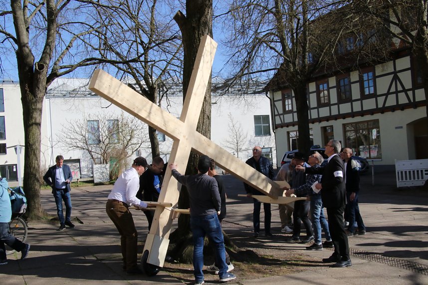 &Ouml;kumenischer Kreuzgang durch Nordhausen