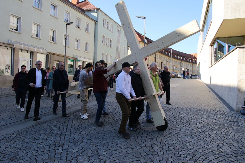 &Ouml;kumenischer Kreuzgang durch Nordhausen