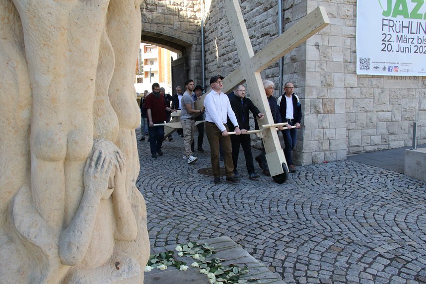 &Ouml;kumenischer Kreuzgang durch Nordhausen
