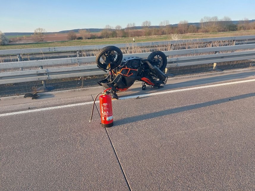 Schwerer Unfall auf der A38