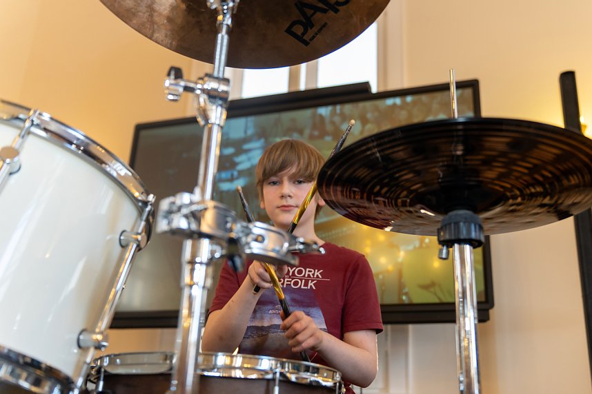 Schlagzeugkonzert in der Kreismusikschule