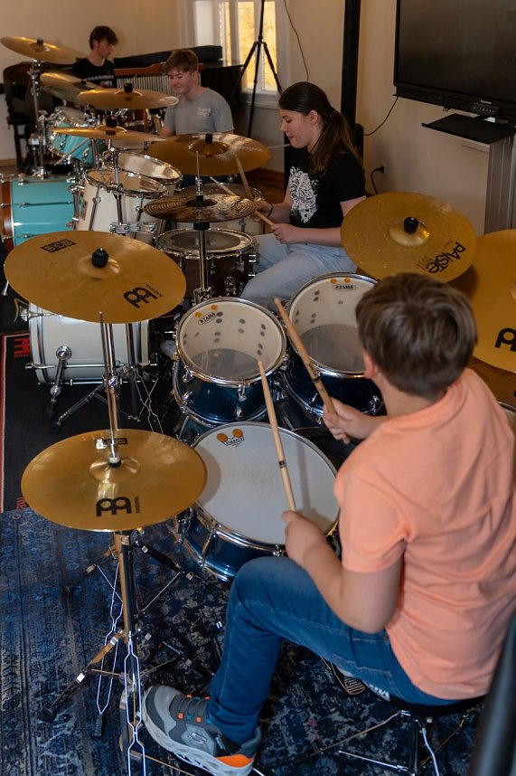 Schlagzeugkonzert in der Kreismusikschule