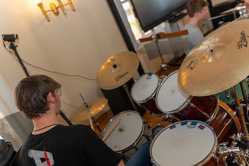 Schlagzeugkonzert in der Kreismusikschule