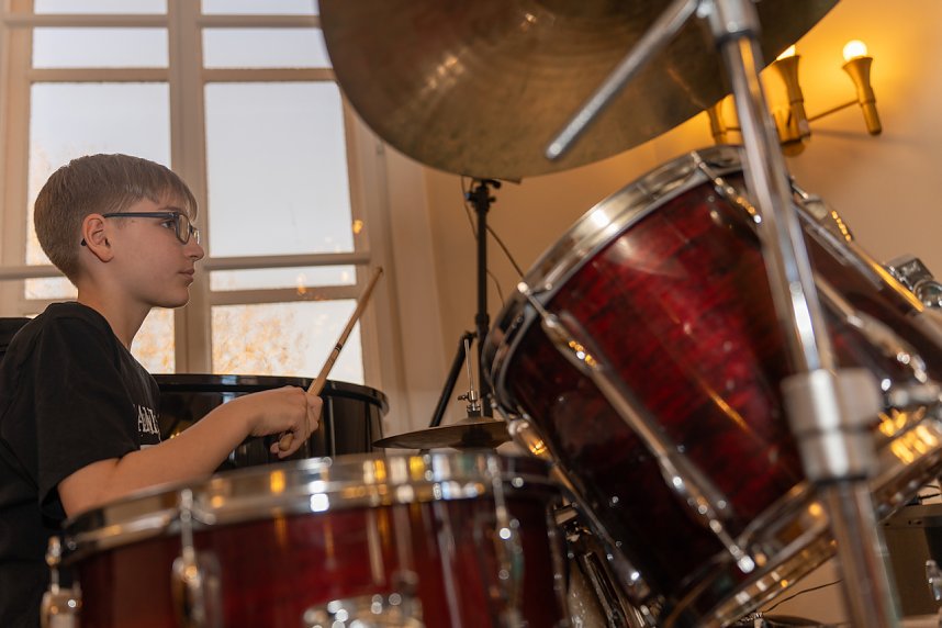 Schlagzeugkonzert in der Kreismusikschule