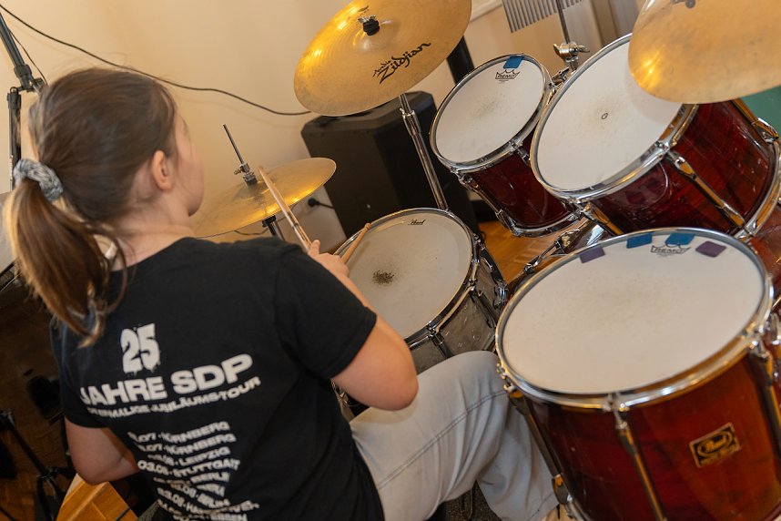 Schlagzeugkonzert in der Kreismusikschule