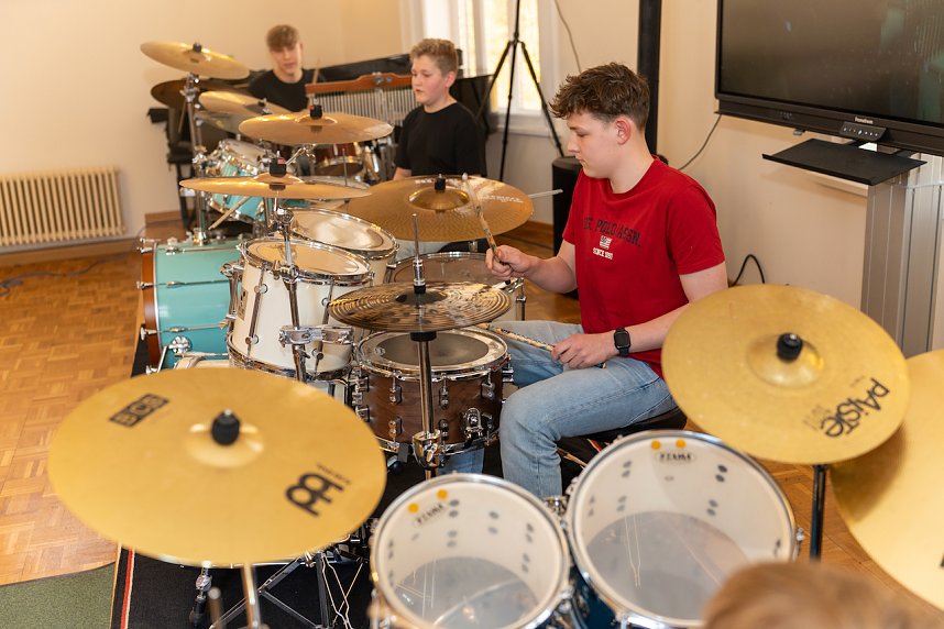 Schlagzeugkonzert in der Kreismusikschule