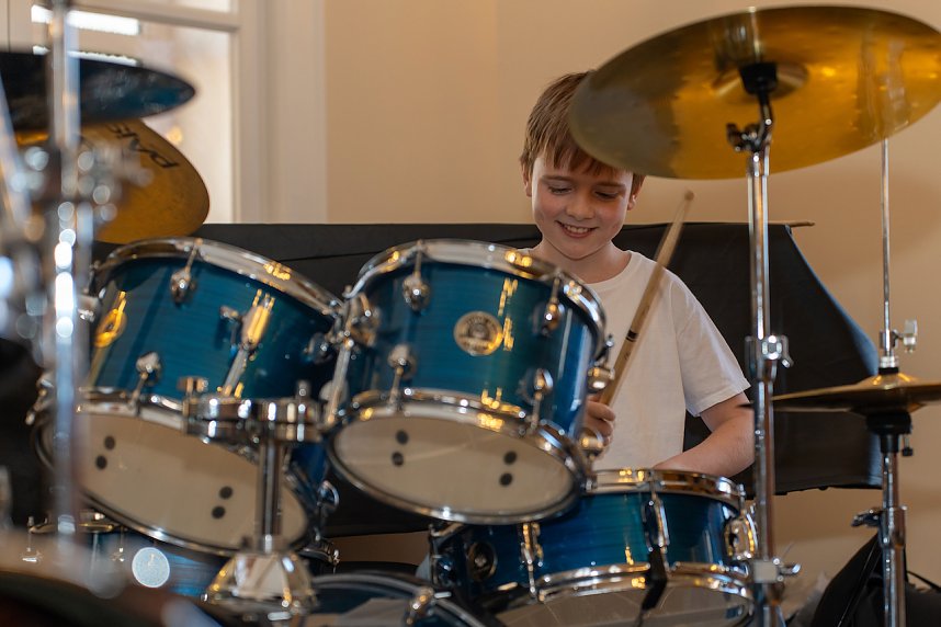 Schlagzeugkonzert in der Kreismusikschule