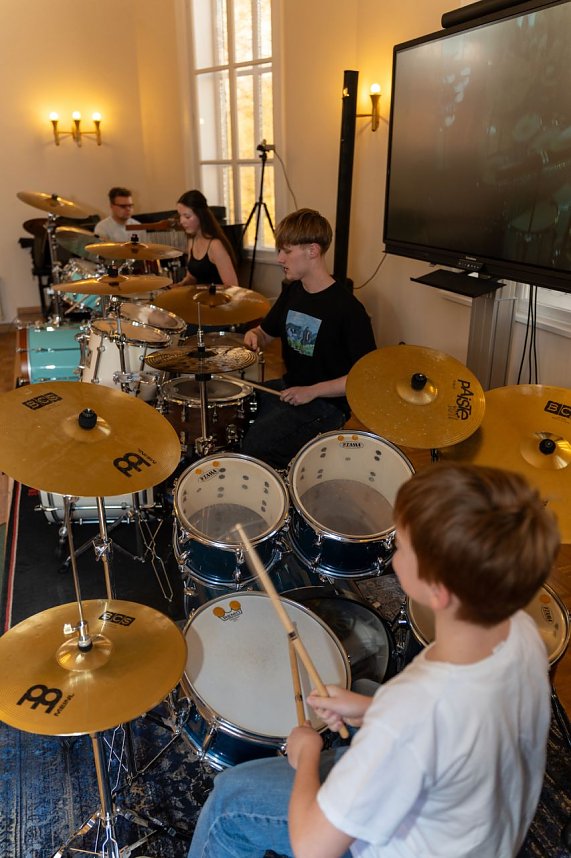 Schlagzeugkonzert in der Kreismusikschule