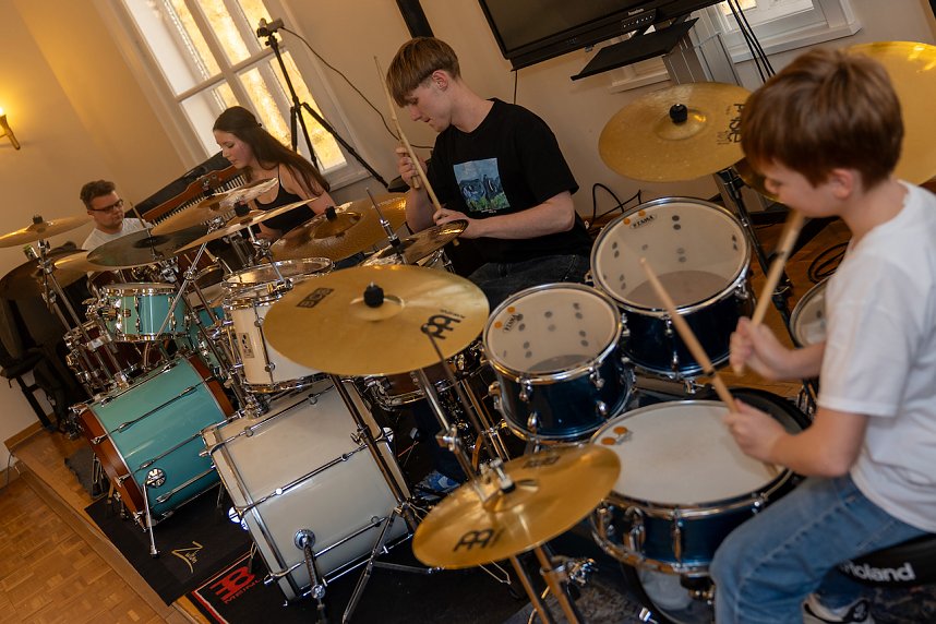 Schlagzeugkonzert in der Kreismusikschule