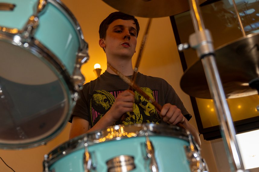 Schlagzeugkonzert in der Kreismusikschule