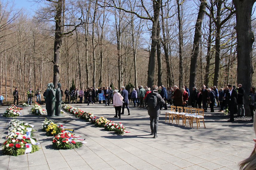Gedenken zum 80. Jahrestag der Befreiung des KZ Mittelbau-Dora