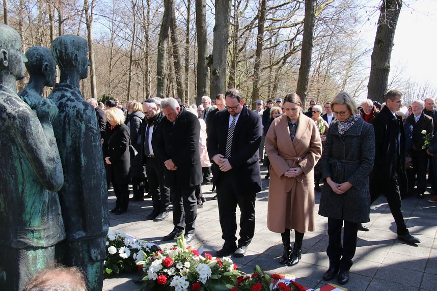 Gedenken zum 80. Jahrestag der Befreiung des KZ Mittelbau-Dora