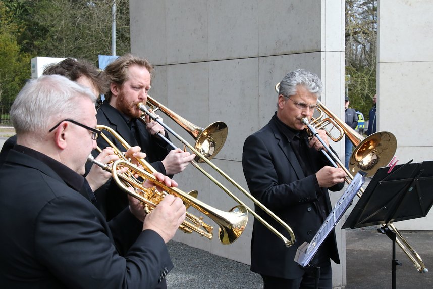 Er&ouml;ffnung des neu gestalteten Nordh&auml;user Ehrenfriedhofs 