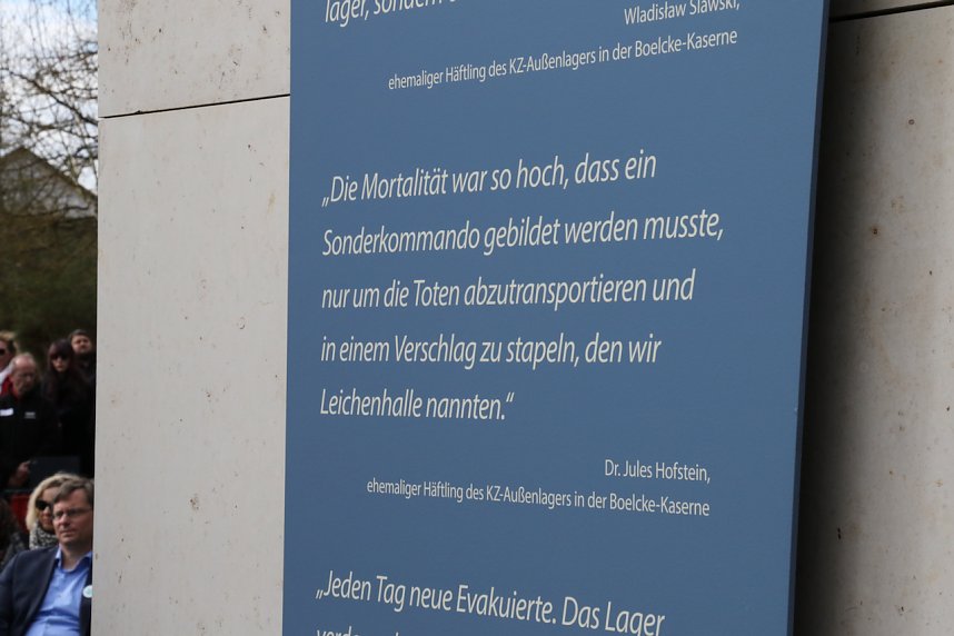 Er&ouml;ffnung des neu gestalteten Nordh&auml;user Ehrenfriedhofs 